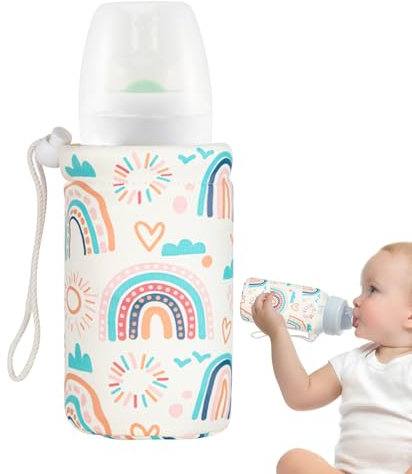Baby Bottle Insulated, Thermal Insulation Cover, Breastmilk Milk Bottle Warmer, Sturdy Neoprene Feedings Sleeve, Portable Feeding Accessory, for Travel, Outdoors, Nursery, Home