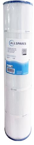 AllSpares Filtre à eau pour jacuzzi - Cartouche filtrante pour piscine Waterway 75 / PCAL75 / C-4970 / FC-2930 - Diamètre : 125 x 600 mm