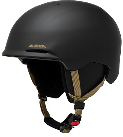 ALPINA Carnia - Casco de esquí para mujer y hombre, ligero, color negro Prosecco 51-55