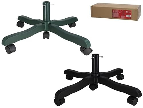 Gerimport Base para Árbol de Navidad con Ruedas 59x43,5x22,5 cm (2 Surtidos)