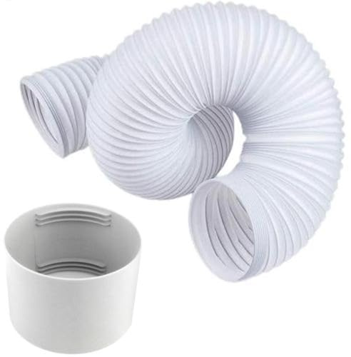 Portable Air Conditioner Hose with Coupler 5.9 Inch, AC Exhaust Vent Duct Hose, Universal Air Conditioning Pipe Extension Replacement Tubes Set Accessories