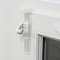 MADECOSTORE de 2 Fixations sans percer à serrer pour Store sur fenêtre avec aération - Transparent - Transparent