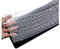 Fonetek Universal Standard Keyboard Protective Silicone Cover, Waterproof/Dustproof for Desktop Keyboards