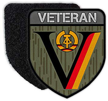 Copytec Patch NVA DDR Veteran Dienstzeit Strichtarn Reservist Nationale Aufnäher#36642