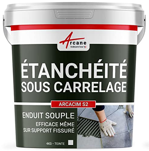 Fliesenabdichtungsmörtel: ARCACIM S2 Weiß - 4 kg