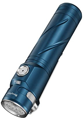 RovyVon S3 Pro 2800 Lumen EDC Taschenlampe, wiederaufladbar, superhell, USB-C kompakt, hohes Lumen, wiederaufladbare Taschenlampen, magnetische Arbeits-Taschenlampe (Aquablau)