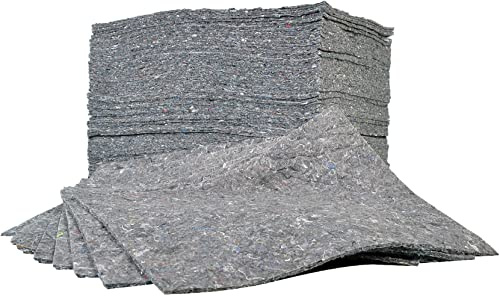EVO Absorbent Pads - Pack of 100 | Absorbs Approx. 130 Litres | Ideal for Hydraulics, Oils, Coolants, Fuels, and Mild Acids – Versatile Spill Control and Cleanup Solution