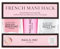 Nails Inc 45 Second Speedy Gloss French Manicure Hack Set, Pink, No Chip, Long Lasting, Quick Dry, Air Dry, Professional Manicure & Pedicures, Fingernail & Toenail, Vegan Nail Polish Trio, 3 Piece Set