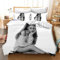 DDONVG Ariana Bettwäsche Set, 3D-Druck Schönheit Mikrofaser Weiche Mit Reißverschluss Bettbezug Und Kissenbezüge Für Teens Adult (5,135 X 200 cm 50 x 75 x 1)
