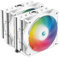 DeepCool AG620 WH ARGB Dual-Tower CPU Cooler, 2X 120mm Fan, Six Copper Heat Pipes, Intel/AMD Support