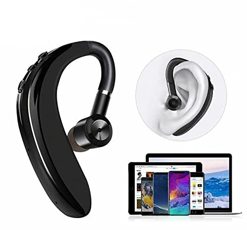 Auricolare Bluetooth 5.2, Auricolare Bluetooth 5.2 Wireless a Orecchio Singolo, Microfono HD Incorporato, Design Ergonomico, Orecchio Sinistro e Destro Universale, per Tablet