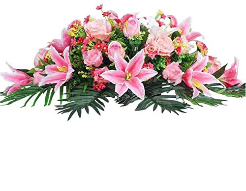 TONZN Vase Table Fleur Podium Table de conférence Fleur Artificielle décoration Fausse Fleur décoration Soie Fleur Salon Vase