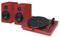 Pro-Ject Juke Box E1 HiFi Set, Audiophile turntable system with speakers (Red)