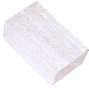 Selenite Raw Crystals, Large 1.25-2.0 Healing Crystals Natural Rough Stones Crystal for Tumbling, Cabbing, Fountain Rocks, Decoration, Polishing, Wire Wrapping, Wicca & Reiki