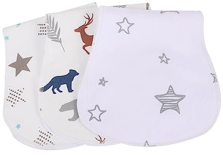 ibasenice 3 Stk Milchspucktücher für Babys Mädchen rülpsen Tuch Mädchen Kleidung Handtuch Baby Spucklappen Baby-Rülpslappen Jungen Lätzchen Rückenschal polstern Schweißtuch Kleine Badetuch