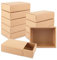 YAYODS 20 Stück Kraftpapier Schubladenbox - 24 x 15 x 5 cm Faltschachtel - Braun Geschenkboxen Pappschachteln für Geschenkverpackungen, Hochzeiten, Schmuck, Geschenke zum Valentinstag