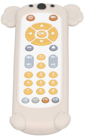Juguete Remoto para TV Infantil, Multifuncional, Mejora la Imaginación, Cubierta de Silicona, Mordedor, Juguete de Control Remoto para bebé, Educativo para Niños Pequeños (Funda
