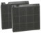 EVYAP 2x Filtro a Carbone Attivo Compatibile con Elica CFC0141529 F00333/S AEG Zanker Zanussi 9029793818 Type15 E3CFE15 Whirlpool 484000008575 AMC027 Candy 49008421 Ariston C00308162 Cappe cucina