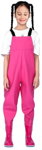 Chaies Watstiefel für Kinder mit Stiefeln,Watstiefel zum für Kinder,Einteilige Wathose für Kinder mit Wasserdichten Stiefeln | Jagdwathosen, Regenhosen, Stiefel und Wathosen, Wasseranzüge,