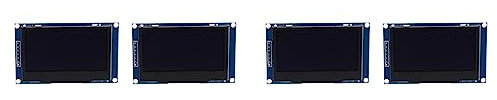 Haopeuk 4Stück 2,42-OLED-Display LCD-Bildschirmmodul 128X64 SPI/IIC-Schnittstelle SSD1309 Display