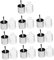 VALICLUD 10Pcs Nail Gel Containers Empty Glass Nail Polish Bottles with Brush and Cover for Storing Nail Polish and Liquids Chic Design for Fashionable Women