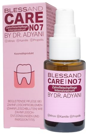 BLESSAND Zahnfleischgel Intensivserum No.7 by Dr. Adyani – 30 ml Vorteilspack | Begleitende Pflege bei Zahnfleischproblemen, Zahnfleischbluten, Entzündungen & Parodontitis