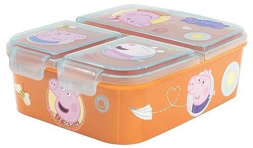 Stor Unisex Sandwich Peppa Pig Kern Lunch Box, Única
