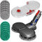 Jajadeal Wischaufsatz für Dyson V15 V11 V10 V8 V7 Staubsauger, Elektrischer Wischmopp Aufsatz mit Abnehmbaren Wassertank und Waschbare Mopps (6 Grüne + 6 Grau)