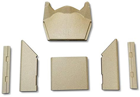 Feuerraumauskleidung für Contura 556 Kaminöfen - Vermiculite - 6-teilig