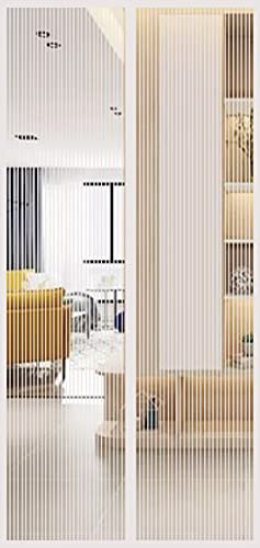 Zanzariera Magnetica per Porte - 300x250cm - Bianca - Resistente Traspirante Zanzariere Tenda Rete Anti Zanzare Insett - Tenda Zanzariera per porta balcone porta seminterrato e porta finestra