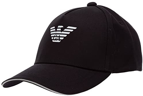 Emporio Armani Cappello Baseball Eagle Uomo Black
