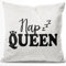 JUNIWORDS Kissen, Nap Queen, 40 x 40 cm, Flauschig Samtweich Weich