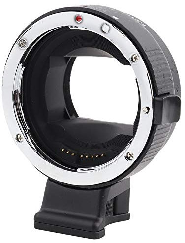 Qiilu Kameraobjektivadapter, Professioneller Autofokus EF-NEX II-Adapter für EF/EF-S-Objektiv auf E-Mount-Kamera