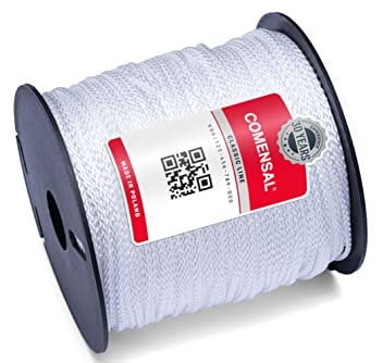 COMENSAL® Corde per muratura 100 m - Cavo da muratore in nylon - Filo da muratore - Spago di Mason - Spessore 2 mm - Resistente allo strappo e affidabile – Made in EU