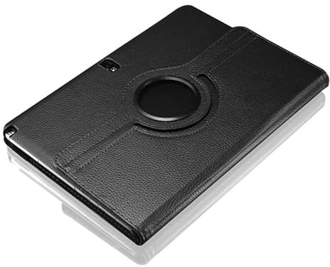 INSOLKIDON Compatibile con Samsung Note Pro 12.2 inch P900/P901 Tablet Custodia protettiva in pelle Cover con Funzione di Supporto, Auto Svegliati/Sonno,Cover Protezione in PU Pelle (Black)