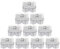 Zerodeko Paper Pulp Egg Box, Paper Pulp Fiber Egg Tray, Egg Storage Container Holder, For Kitchen Farmhouse Paper Storage Chicken and Duck Eggs, 50PCS