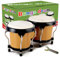 EastRock Bongo-Trommel, 10,2 cm und 12,7 cm, Set für Kinder, Erwachsene, Anfänger, Percussion-Bongos-Trommel mit Stimmschlüssel, Braun