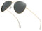 ADEWU Luxus Sonnenbrille Herren Pilotenbrille Polarisiert Retro Brille Glas UV400 Fahrerbrille