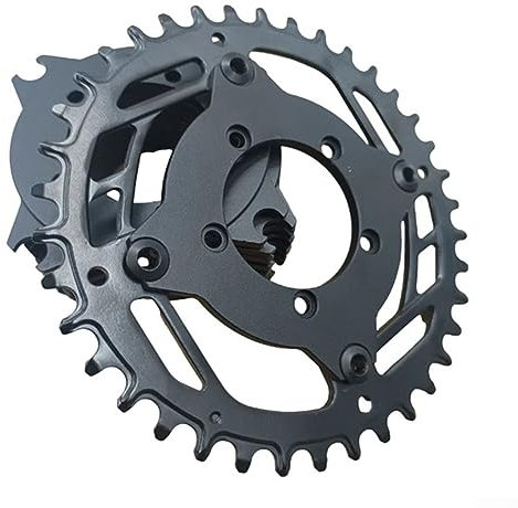 Fahrrad-Zahnplatte, 104BCD Kettenblattadapter, Spider Converter für Bafang MidDrive BBS01 BBS02 G340 Series Motors, 38T
