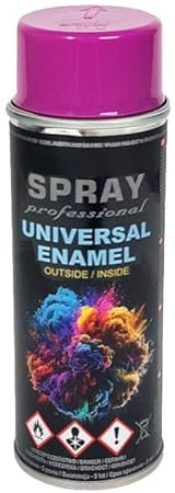 VE-INDUSTRIES Spray de peinture selon RAL - 400 ml - Peinture colorée pour bois, métal (violet signal - RAL4008)