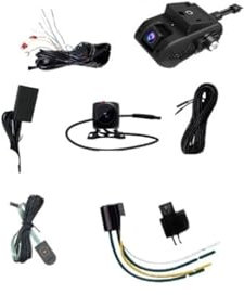 JC400 Dashcam Front and Rear 4G Hotspot Inside Camera Live Stream Video Vehicle APP PC Dual Car Record(Rearcam 1Yr Service,None)