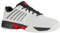 K-Swiss Herren Express Light 3 Carpet Tennis Shoe, Bright White/Stretch Limo/High Risk Red, 44.5 EU