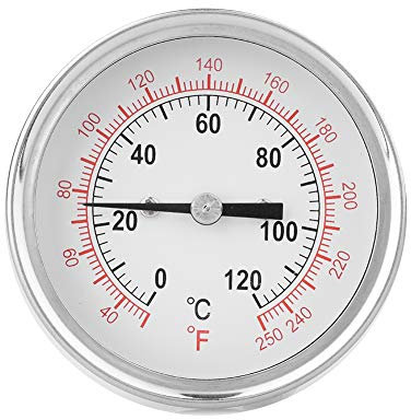 Meat Thermometer, Meat Thermometer For Grill Oven Thermometer with Double Scale 62mm 120℃ High Temperature Thermometer For BBQ Oven Grills