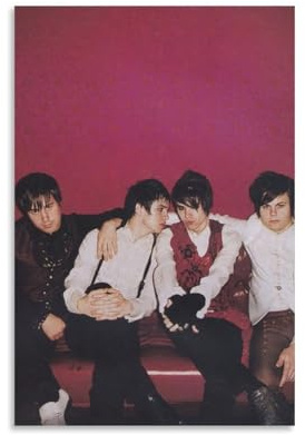 juaseehke Poster Panic at The Disco, dekoratives Leinwandposter, ästhetisches Poster, Druck, Wandkunst, Dekor-Poster, 30 x 45 cm, ungerahmt, 12