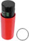harayaa Tennis Ball Saver Storage Box Repairing Restore Tennis Shape Accessories 3 Balls Container, Red