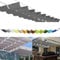 Einziehbares Sonnensegel 2x3m, nach Maß Pergola Markise Verstellbar Schattenabdeckung 95% UV-Schutz & reißfest Inkl. Montageseilen für Terrasse/Pergola Dunkelgrau