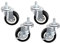 TOPBATHY 4 Stück industrielle Lenkrollen Rad Hochleistungs -Caster -Räder Lärm Zauberer Möbel fußkreisel fussläufer caster wheels Hochleistungs-2-Zoll-Drehgelenk 2-Zoll-Schwenkräder Eisen