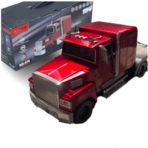 W STER WS-570 Big Truck Model Bluetooth Speaker, Support USB, TF Card, AUX and FM Stereo, TWSSpeaker, Hands Free Link for Indoor and Outdoor, Party (C)