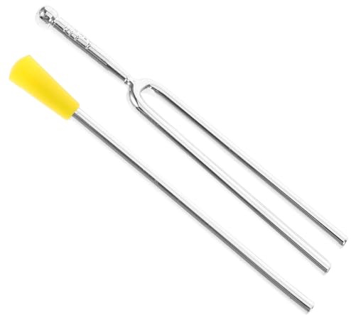 SUPVOX Tuning Fork Instrument Metal Standard Pitch Tuning Forks for Violin Guitar Piano Music Teaching Tool Striker