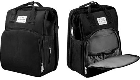 Nastopee Sac à Langer Bébé Grand Modèle - Sac à Couches Multifonctionnel avec Grande Capacité et Matelas à Langer - Rangement Organisé pour Bébé - Idéal pour Voyages Camping et Extérieur